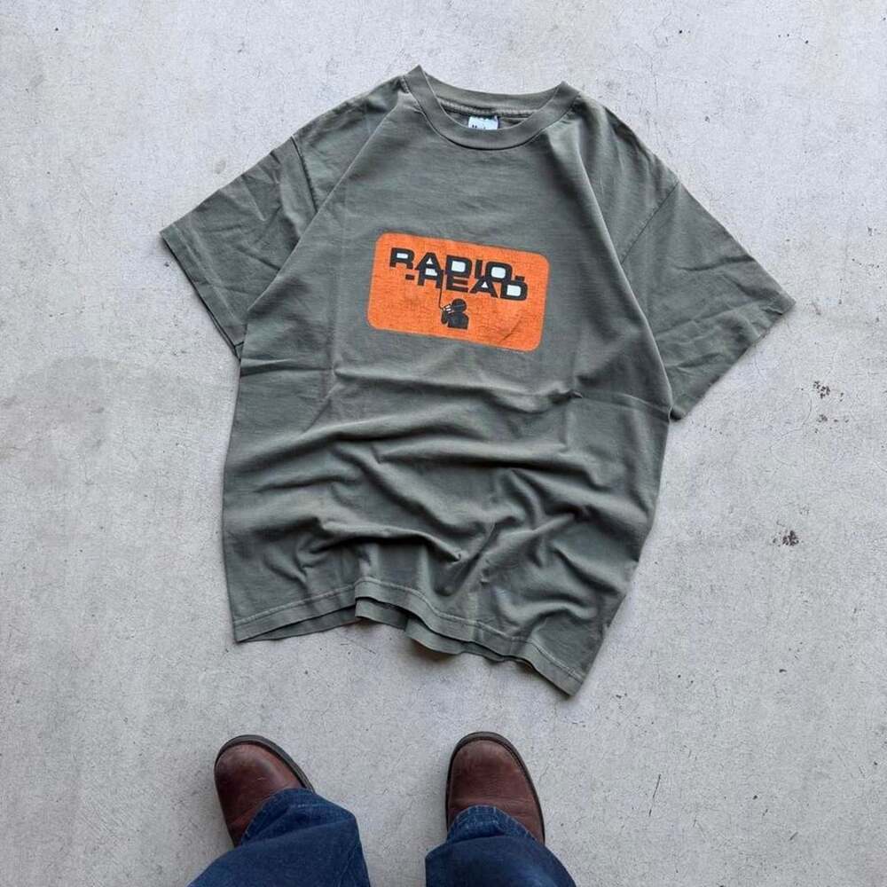 Vintage 1996 Radiohead Band T-Shirt OK Computer Single Stitch